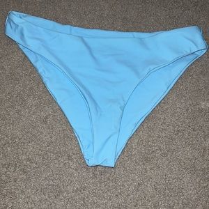 blue bikini bottom